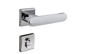 Conjunto Fechadura 704 Zamak Externa ST2 55Ros 333 Inox Crom