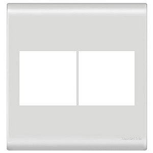 TRAMONTINA LIZ PLACA 4X4 POSTOS BRANCO