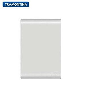 TRAMONTINA LIZ PLACA 4X2 CEGA BRANCA