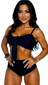 Biquíni Hot Pant GUARAPUÁ Preto