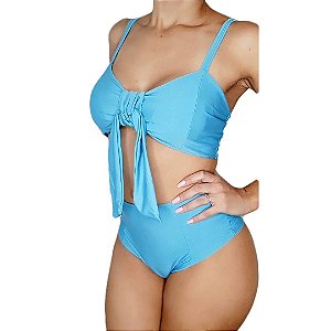 Biquíni Hot Pant GUARAPUÁ AZUL Turquesa