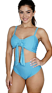 Biquíni Hot Pant GUARAPUÁ AZUL Turquesa