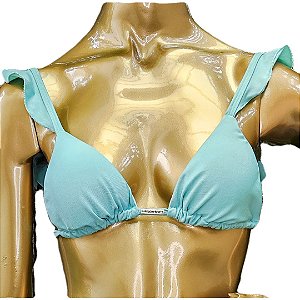 TOP Babado Baía do Sancho VERDE ÁGUA