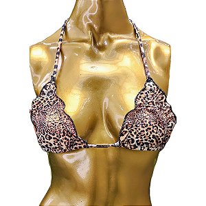 TOP CORTININHA MARESIAS ANIMAL PRINT