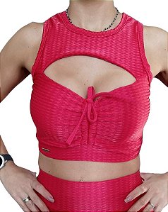TOP FITNESS PUSCHED 4D VERMELHO
