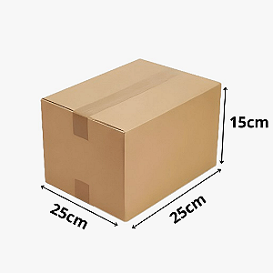 Caixa De Papelão 25x25x15cm - Maleta