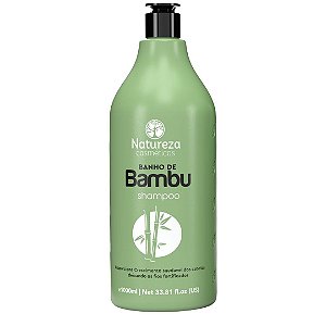 1 Shampoo Litro - Bambu - Natureza Cosméticos