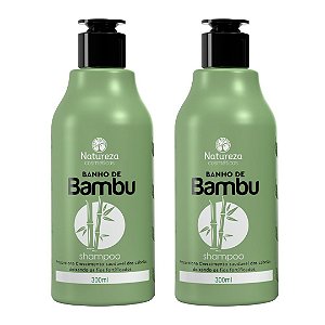 2 Shampoos Home Care Bambu - Natureza Cosméticos