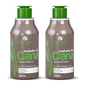 2 Shampoos Home Care Melado de Cana - Natureza Cosméticos