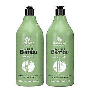 Bambu - Shampoo e Condicionador 1L - Natureza Cosméticos