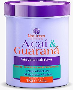 Máscara Açaí e Guaraná 1Kg - Natureza Cosméticos