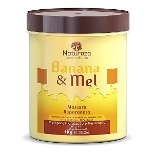 Máscara Banana e Mel 1Kg - Natureza Cosméticos