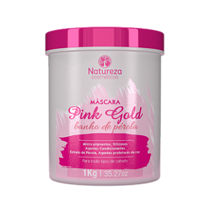 Máscara Pink Gold 1Kg - Natureza Cosméticos