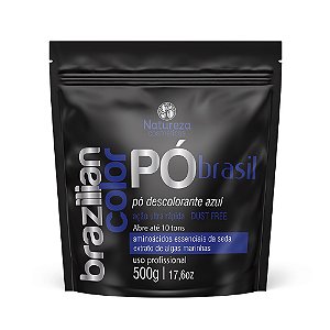 Pó Descolorante Orgânico Azul  500g -  Natureza Cosméticos