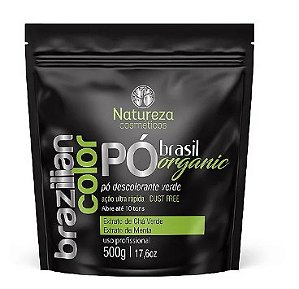 Pó Descolorante Orgânico Verde  500g -  Natureza Cosméticos