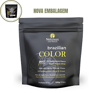 Pó Descolorante Orgânico White (Branco) 500g - Natureza Cosméticos