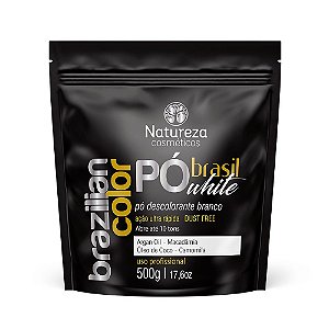 Pó Descolorante Orgânico White (Branco) 500g - Natureza Cosméticos