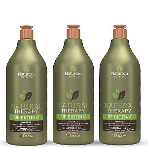 Somente 3 Ativos - Natural Therapy de Biotina - Natureza Cosméticos