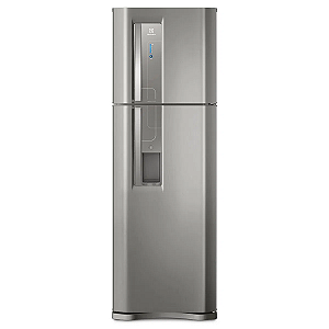 Geladeira Electrolux Frost Free 382L Dispenser de Água Duplex Cor Inox (TW42S)