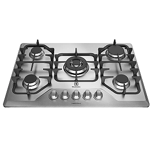 Cooktop 5 bocas Electrolux a Gás Inox (GF75X)