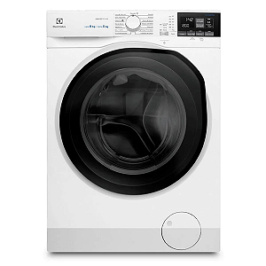 Lava e Seca 8Kg/5Kg Electrolux Branca Perfect Care Inverter c/ Água Quente/Vapor (LSP08)