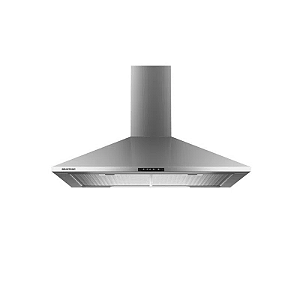 Coifa de Parede Brastemp 60 cm Inox piramidal 4 bocas com duplo filtro (BAI60BR)