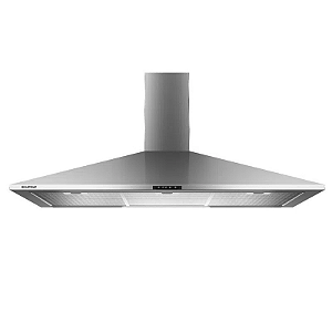 Coifa de Parede Brastemp 90 cm Inox piramidal 5 e 6 bocas com duplo filtro (BAI91BR)