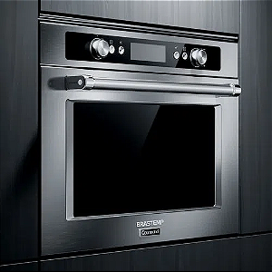 Micro-ondas de embutir Brastemp Gourmand 40 litros inox com Sistema 3D e Sensor Cooking (BMO45AR)