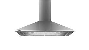 Coifa de Parede Consul 60 cm Inox piramidal 4 bocas com duplo filtro (CA060BR)