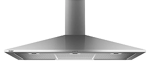 Coifa de Parede Consul 90 cm Inox piramidal 5 e 6 bocas com duplo filtro (CA090BR)