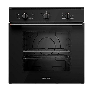 Forno Elétrico de Embutir 84 Litros Preto Brastemp - BOB84AE
