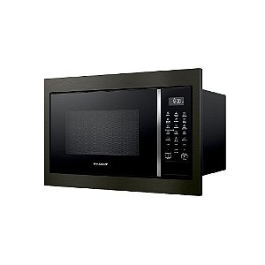 Micro-ondas de Embutir Brastemp Eclipse Collection 32L com 18 Receitas Pré-Programadas e Design Sofisticado - BM146AP