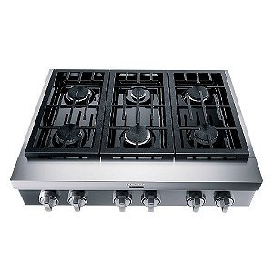 Rangetop de Embutir Semiprofissional Brastemp Gourmand 6 Bocas Inox com Chamas de Alta Potência e Simmer - BDR90AR