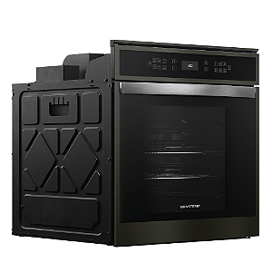 Forno de Embutir Elétrico Brastemp 84L Eclipse Collection com Convecção e Termômetro Meat Control - BOT84AP