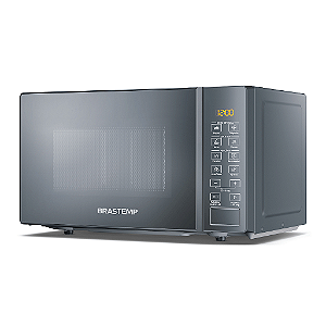 Micro-ondas Brastemp 20 Litros Cor Inox Espelhado com Funções Pré-preparo - BMS20AR