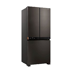 Geladeira Inteligente B= Smart 3 Portas French Door Frost Free 630L Black Inox Brastemp - BRO88AE