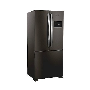 Geladeira Frost Free French Door 3 Black Inox Brastemp - BRO85ME