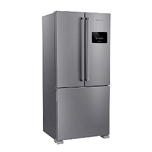 Geladeira French Door 3 Portas 559L com Puxador Inox Edição Limitada Brastemp - BRO85NK