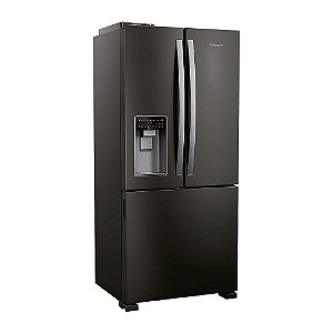 Geladeira Brastemp Frost Free French Door 544 Litros Preta Água e Gelo na Porta - BRH85ME