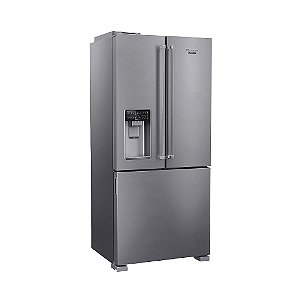Geladeira Brastemp Gourmand Frost Free French Door Inox com Água e Gelo na Porta - BRH86MR