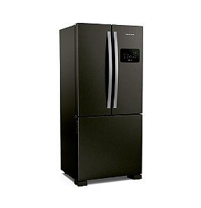Geladeira Brastemp Eclipse Collection Frost Free French Door Inverter A+++ 554 Litros Cor Black Inox - BRO85AE