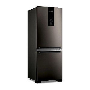 Geladeira Brastemp Eclipse Collection Frost Free Inverse A+++ 447 Litros Cor Black Inox com Smart Flow e Fresh Box - BRE57FE