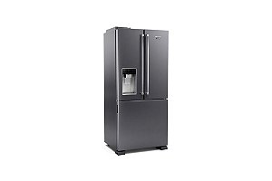 Geladeira Brastemp Gourmand Frost Free French Door Água e Gelo na Porta 515 litros Cor Inox - BRH86AR