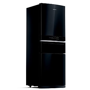 Geladeira Brastemp Inverse 3 Frost Free 419 Litros Cor Preta com Freeze Control Pro - BRY59CE