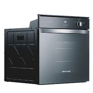 Forno de Embutir a Gás Brastemp 78 Litros Cor Inox Espelhado com Grill e Timer Touch - BOA84AR
