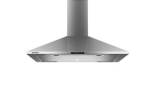 Coifa de Parede Brastemp 60 cm Inox Piramidal 4 Bocas com Duplo Filtro - BAI60BR
