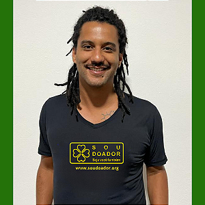 Camiseta Adulto Sou Doador Preta