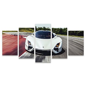 Kit Quadros Mosaico Velocidade Super Premium Carro Corrida