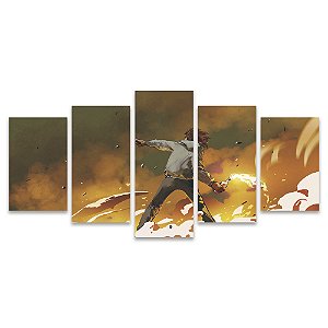 Kit Quadros Mosaico Bomba Teen Fantasia Molotov Anime