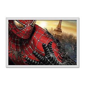 Quadro Decorativo Homem Aranha Herói Tomado Pelo Venom